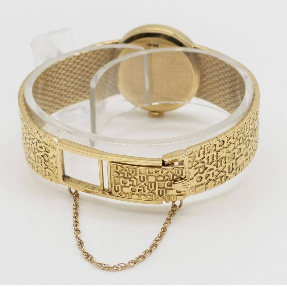 MUST SEE LADIES ROLEX Champagne 28mm Cellini 18k Gold Watch - Picture 3 of 5